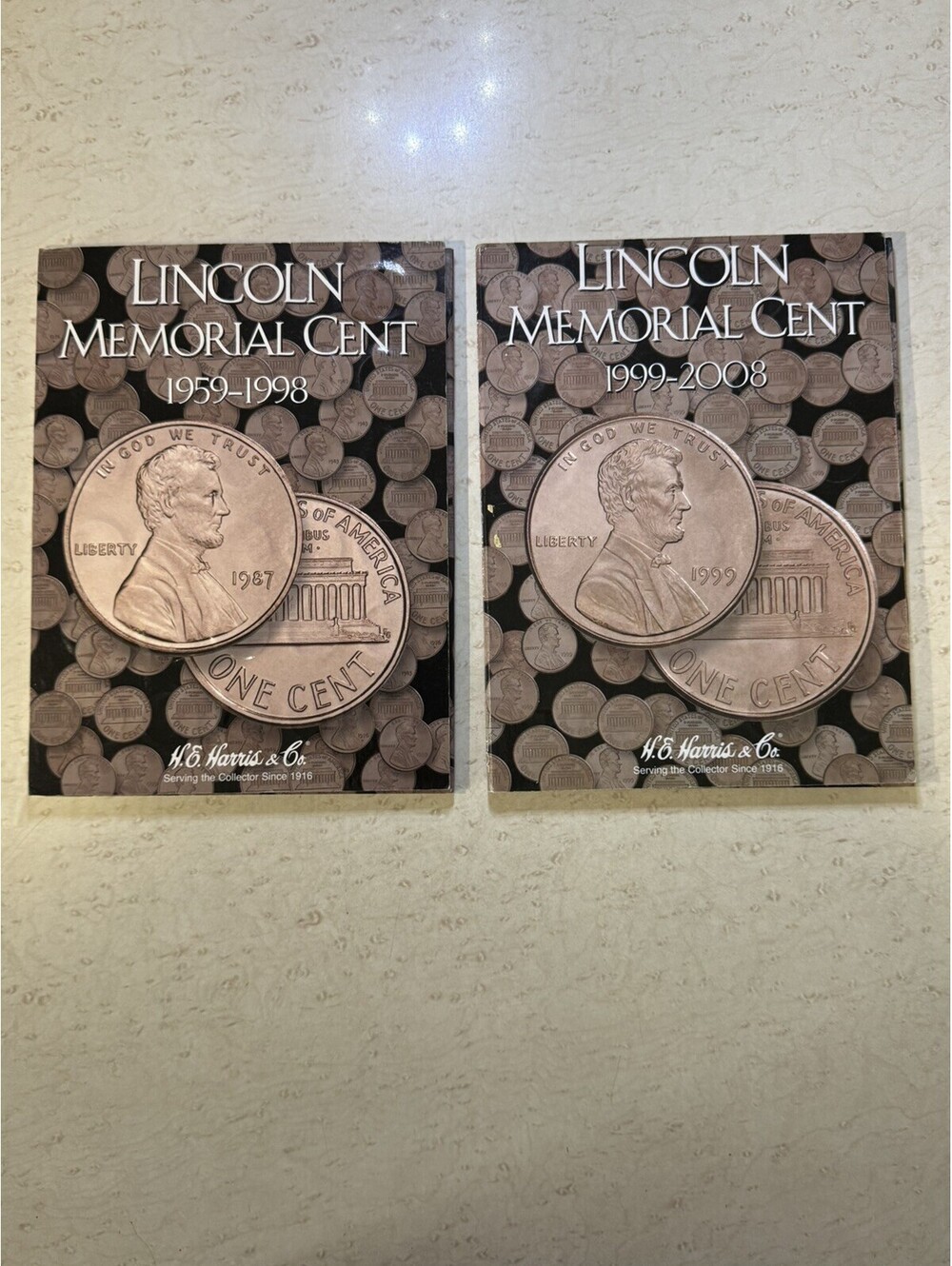 116 Coin Lincoln Cent Collection 1959-2010 Memorial Harris Folders P D S Lot